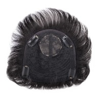 Męska peruka Męski tupecik z prawdziwych włosów Ludzki