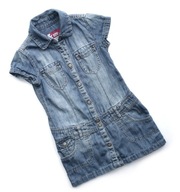 H&M 104 4 SUKIENKA JEANSOWA GUZIKI SZMIZJERKA