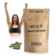 SPIRULINA Twój Cel To Odkwaszenie Organizmu Anemia Odporność 100 sztuk