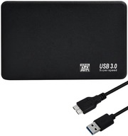 Pouzdro na disk Kapsa na HDD SSD 2,5 USB 3.0 SATA adaptér