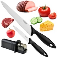 Zestaw 2 noży kuchennych FISKARS Essential ostrzalka