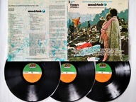 3 LP: Woodstock 69 (Soundtrack) - 1970 - Hendrix Cocker Who Ten Years After