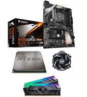 RYZEN 7 3800X + GIGABYTE B450 AORUS V2 + 16GB 3200