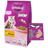 Whiskas Junior kurczak 14kg + Notes Gratis