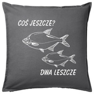 COŚ JESZCZE? DWA LESZCZE poduszka 50x50 prezent