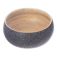 BAMBUSZ tál fa gyümölcskosár konyhai dekorációs 14cm