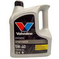 Valvoline Synpower 5W40 olej silnikowy 4L