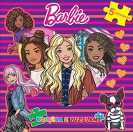 Barbie Książka z puzzlami Media Service Zawada