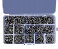 Horgász horog szett 1000 db-os méretek (3-12)