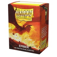 Dragon Shield Dual Matte Sleeves - Ember 'Alaric, Revolution Kindler' (100