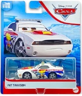 PAT TRAXON Official Pace Car 1:55 Auta Cars Disney Pixar 1:55 Mattel