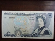 Banknot 5 funtów Anglia