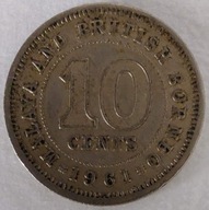 1035 - Malaje i Brytyjskie Borneo 10 centów, 1961
