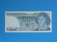Polska Banknot 1000 zł HW 1982 Warszawa UNC