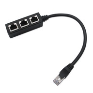 ADAPTER ROZBOČOVAČ 1000 MB/S LAN RJ45 3xRJ45 FTP