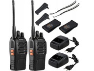 2X WALKIE TALKIE KRÓTKOFALÓWKI BAOFENG BF888S PMR