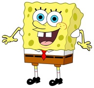 SAMOLEPKA NA OKNO NÁBYTOK ZRKADLO SPONGEBOB