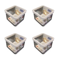 ROTHO LOFT TARTÁLY SZETT 0,5L FEHÉR FEDÉL X4