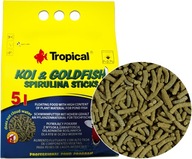 TROPICAL Koi&Goldfish Spirulina Sticks 400g/5L Pokarm do Oczka Wodnego