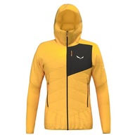 Kurtka męska SALEWA ORTLES HYBRID TIROLWOOL HOODY r.XL GOLD