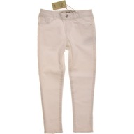 DENIMCO spodnie dziewczęce Skinny Rurki Jeansowe białe 110 nowe
