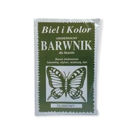 Barwnik do tkanin Biel i Kolor oliwkowy 10g