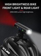 Lampa rowerowa Gaciron V20S-1000 USB przód/tył