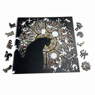 Puzzle dla dorosłych Kot katedralny Puzzle drewniane 372 szt. 30x30cm