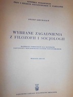 Wybrane zagadnienia z filozofii i socjologii -