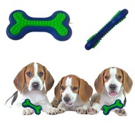 Hračky pre psa gumová kocka šteňa - zelená