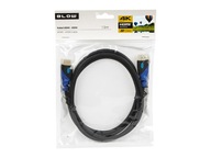 Przewód Kabel HDMI-HDMI BLUE proste 1.5m 4K