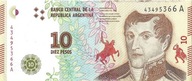 Banknot 10 Peso 2016