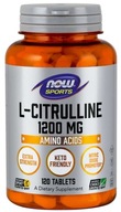 Now Foods L-Citrulín 1200 mg 120 tbl.