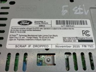 RADIO LL7T18D818AC Lincoln Navigator IV (2017-2024)