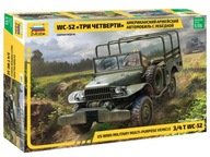 Model Zvezda 3664 Wojskowy samochód 3/4t Dodge WC-52 do sklejania