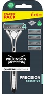 Wilkinson Quattro Sensitive maszynka + 5 wkładów