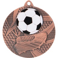 Medal brązowy- piłka nożna - medal stalowy 2.5cm