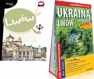 Lwów Pascal Lajt + Ukraina Zachodnia i Lwów mapa
