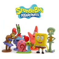 Figúrky SPONGEBOB Kanciastoporty sada 6 ks