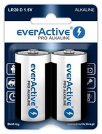 Zestaw baterii alkaliczne everActive EVLR20-PRO (x 2)