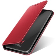 Flipové puzdro Hello Case pre SAMSUNG GALAXY A14 4G / A14 5G uzatvárateľné na magnet farba červená