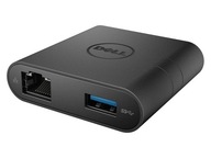 Adapter portów stacja dokująca Dell DA200 USB-C do HDMI VGA LAN USB 3.0