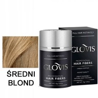Vlákna GLOVIS 12g Stredný Blond Zahusťovanie Vlasov