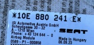 Airbag AIRBAG SITZ links CUPRA BORN 21- 10E880241E