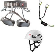 Набір черепків Ocun Via Ferrata Twist - сірий/зелений M-XL