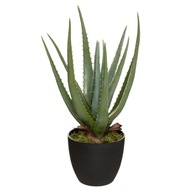 SZTUCZNA ROŚLINA w doniczce ALOES KWIAT wys.44 cm