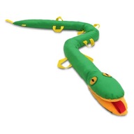 Vychádzková hadica HÚSENICA zelená 2,5 m Axón pre deti predškolská hračka