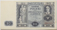 Banknot 20 Złotych - 1936 rok - Seria AR