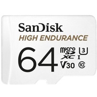 High Endurance microSDXC 64GB V30 s adaptérom (rekordéry a monitoring)