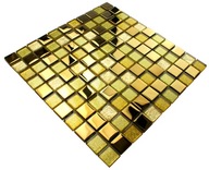 Sklenená mozaika zlatá 4246/s, mojka zlatá dekor